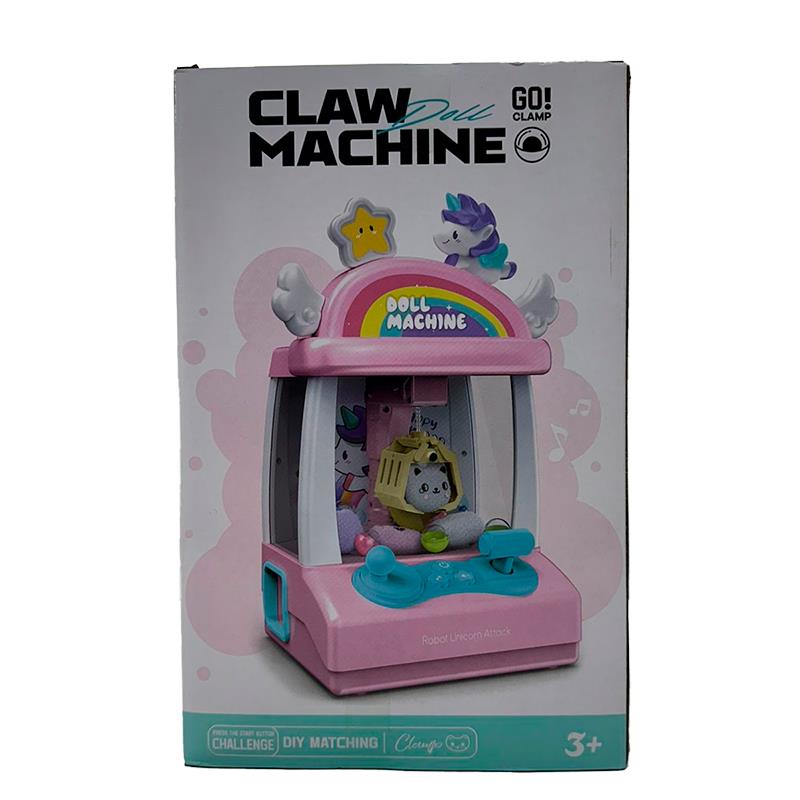 BRINQUEDO GO CLAMP CLAW MACHINE WW1005B ROSA