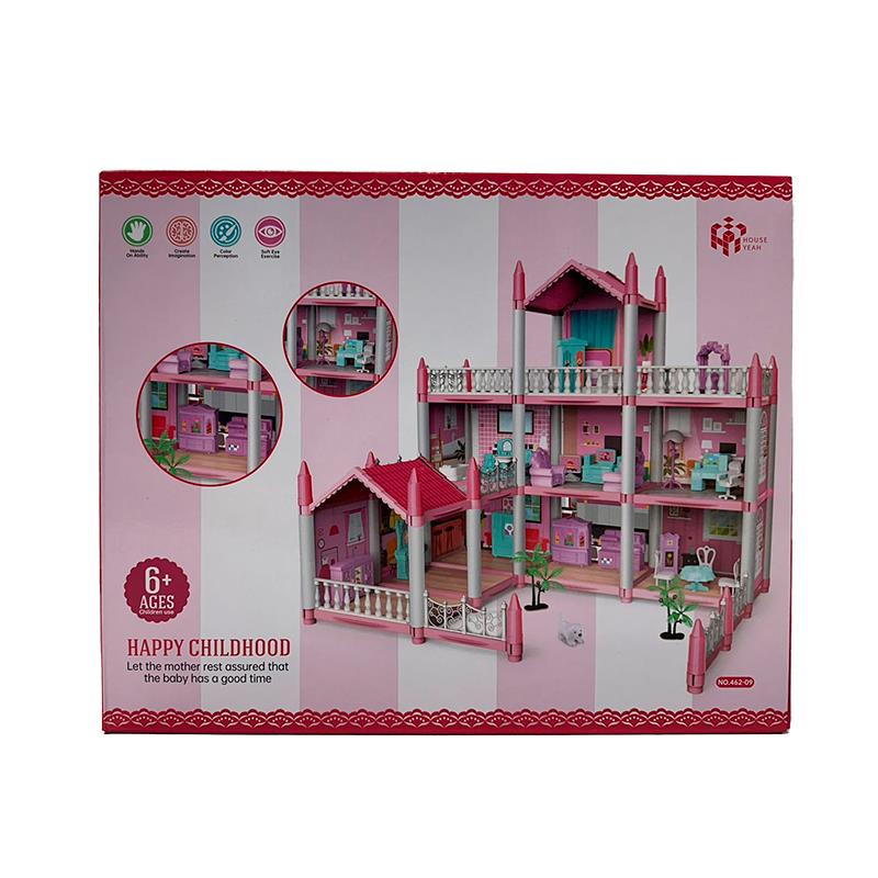 BRINQUEDO DE MONTAR HOUSE YEAH HAPPY CHILDHOOD CASA DE BONECAS GRANDE 462-07