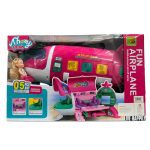 JATO DE BONECA COM ACESSORIOS BRANCO E ROSA ML5690