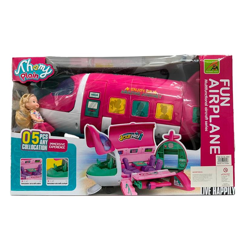 JATO DE BONECA COM ACESSORIOS BRANCO E ROSA ML5690