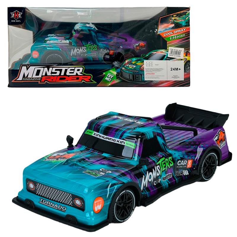 CARRINHO DE CONTROLE REMOTO XHX TOYS MONSTER RIDER TORNADO 000-043