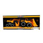 CONJUNTO DE BRINQUEDO VEICULOS DE CONSTRUCAO GRANDES ML5626 AMARELO