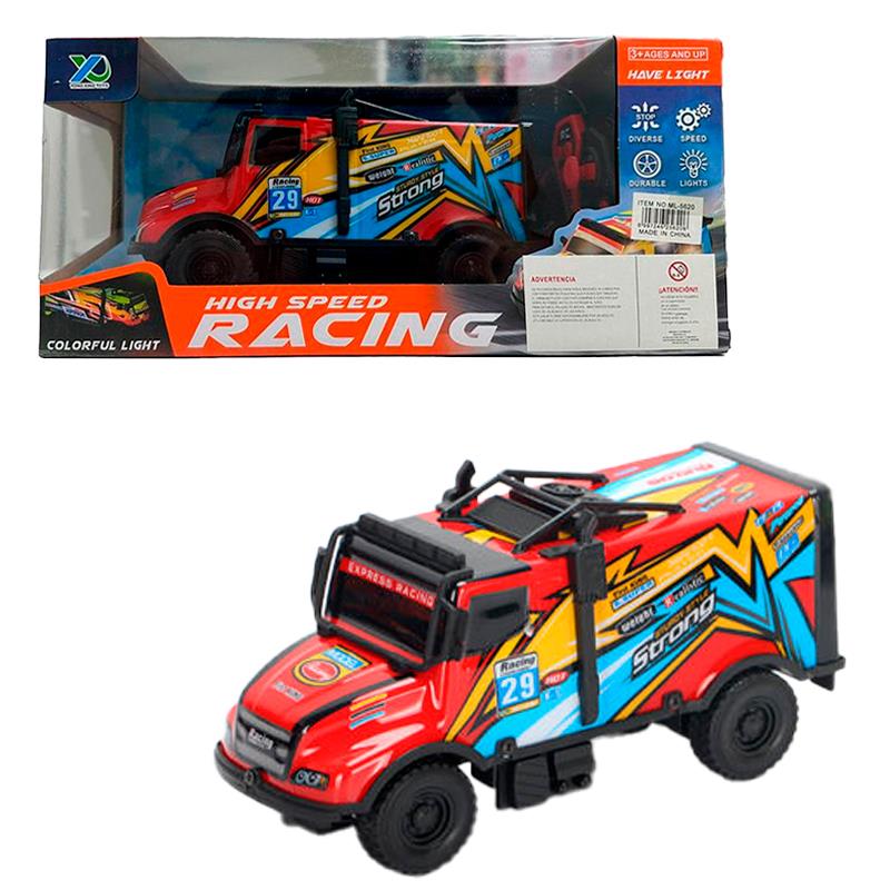 CARRINHO DE CONTROLE REMOTO HIGH SPEED RACING AZUL E VERMELHO
