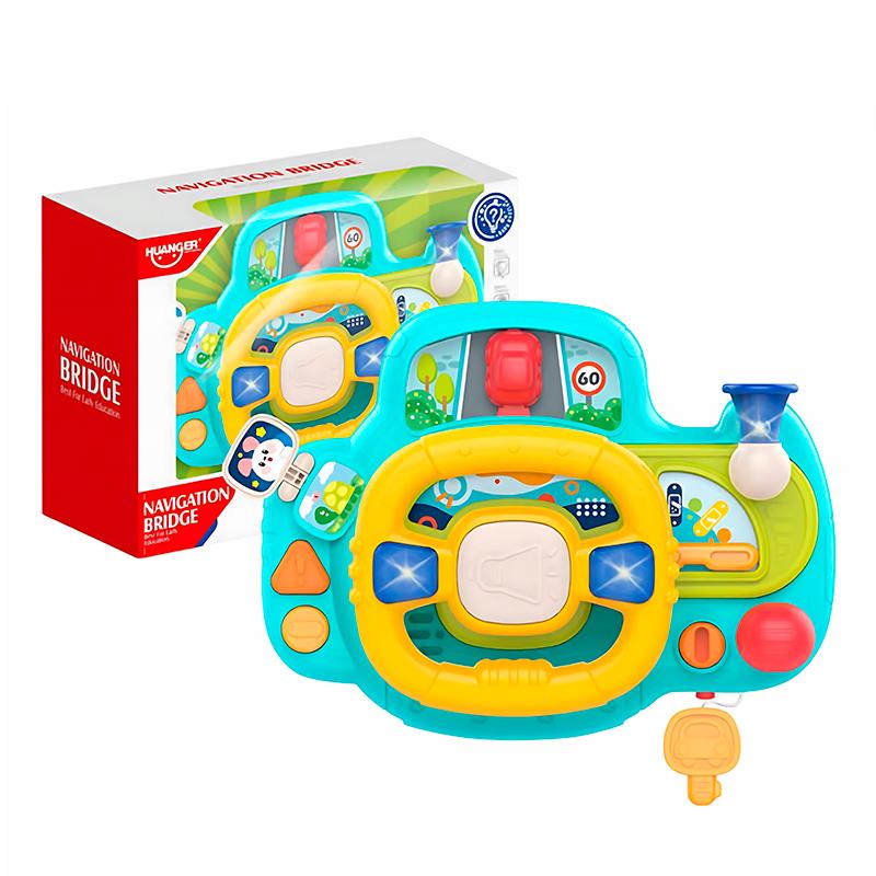 VOLANTE DE CARRO INFANTIL HUANGER INTERATIVO HE0541