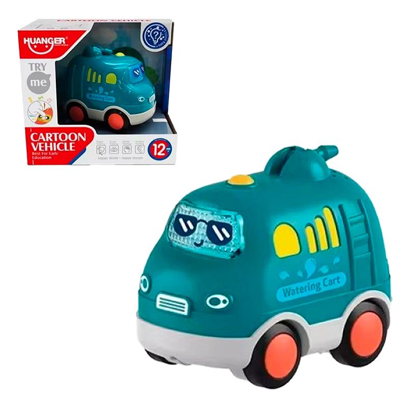 CARRINHO MUSICAL HUANGER CAMINHAO PIPA HE0537F AZUL