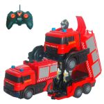 CAMINHAO DE BOMBEIROS TRANSFORMER ML5634 VERMELHO