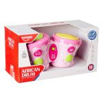 BRINQUEDO HUANGER TAMBOR DUPLO COM LUZES SONS E MUSICA HE0506