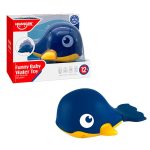BRINQUEDO PARA BANHO HUANGER BALEIA NADADORA HE0286 AZUL