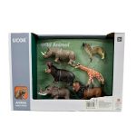 CONJUNTO COM 6 ANIMAIS SELVAGENS YX6603 ML5720