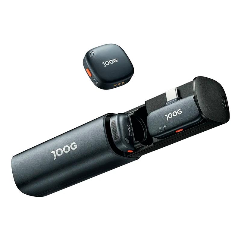 MICROFONE JOOG MICPRO VX1 USBC 2.4GHZ PRETO