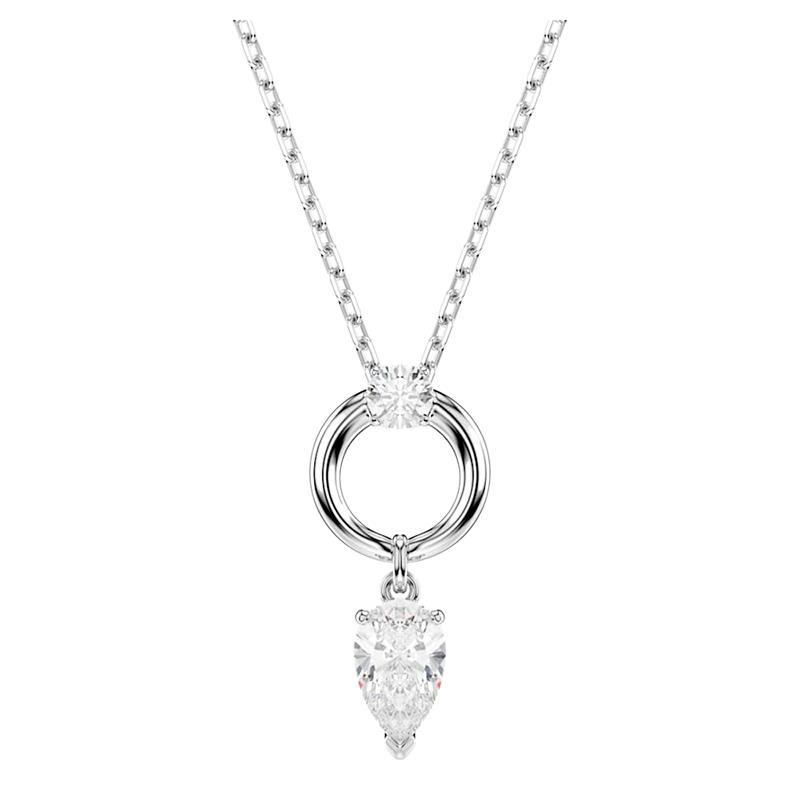 COLAR COM PINGENTE SWAROVSKI MESMERA PENDANT PEAR CUT 5734491 WHITE