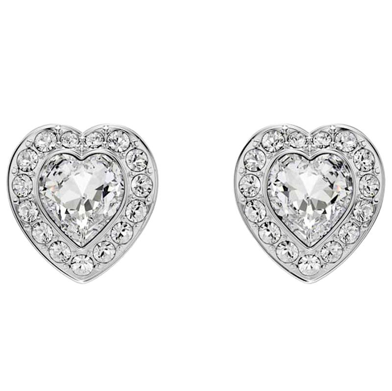BRINCOS SWAROVSKI X ARIANA GRANDE SS CAPSULE ANGELIC HEART 5723780 WHITE