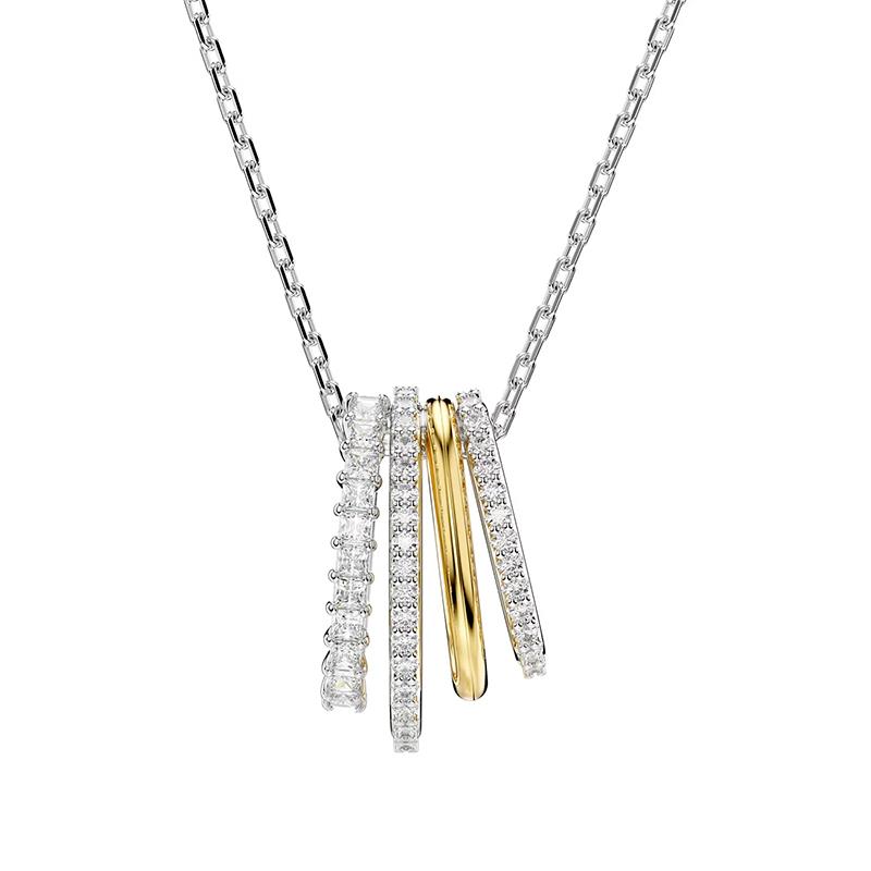 COLAR COM PINGENTE SWAROVSKI HYPERBOLA PENDANT MIXED CUTS 5701589 WHITE