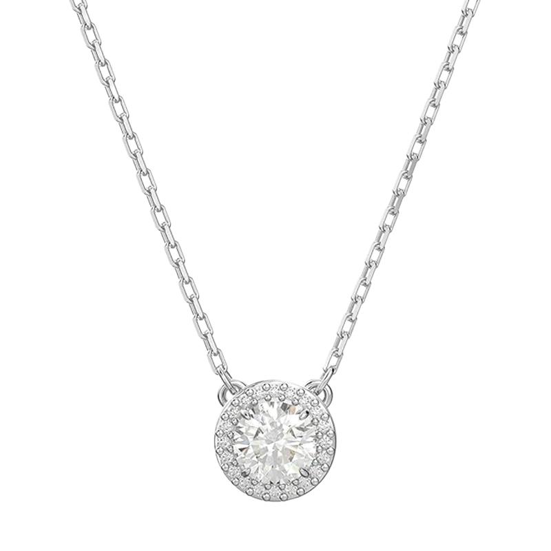 COLAR COM PINGENTE SWAROVSKI UNA PENDANT PAVE 5648986 WHITE