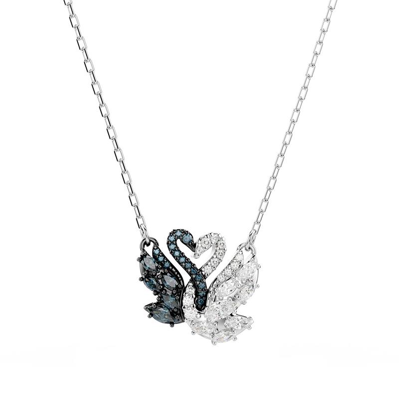 COLAR COM PINGENTE SWAROVSKI ICONIC SWAN PENDANT SMALL 5720880 WHITE