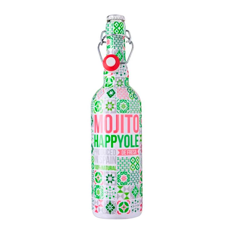 BEBIDA MISTA MOJITO DE MORANGO HAPPYOLE 750ML 7.6%