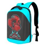 MOCHILA LED BIOSLED C/BLUETOOTH LOYT3HD 5V TURQUESA/PRETO