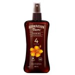 PROTETOR SOLAR HAWAIIAN TROPIC OLEO COM BRONZEADOR SPF 4 EM SPRAY 240ML ART.3056