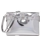 BOLSA FEMININA DE OMBRO DKNY BLEEKER R41EXC48-SIL
