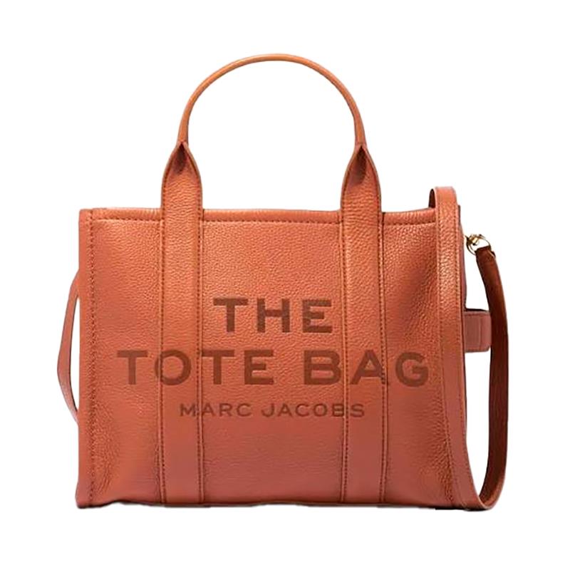 BOLSA FEMININA MARC JACOBS THE MEDIUM TOTE H004L01PF21-212 ARGAN OIL MARROM