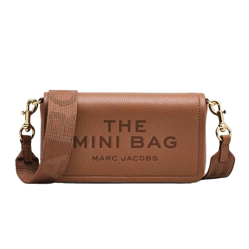 BOLSA FEMININA MARC JACOBS THE MINI BAG 2S4SMN080S02-212 COURO MARROM ARGAN OIL