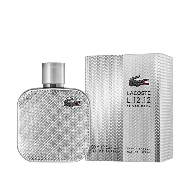 PERFUME LACOSTE L.12.12 SILVER GREY EDP 100ML