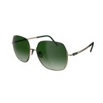 OCULOS DE SOL SILHOUETTE FEMININO DYNAMIC DAWN COLLECTION OKA TAM 57 17 140MM DOURADO VERDE