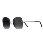 OCULOS DE SOL SILHOUETTE FEMININO NOVA SHADES TERRANEA TAM 55 15 150MM PRETO RHODIUM