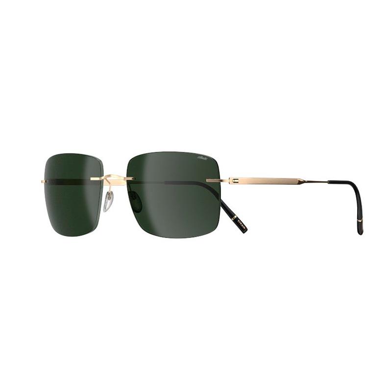 OCULOS DE SOL SILHOUETTE UNISSEX 8752/75 7530 TAM 59 17 140MM CINZA/DOURADO