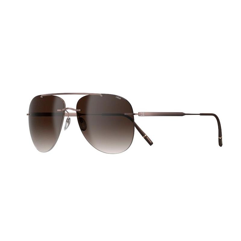 OCULOS DE SOL SILHOUETTE MASCULINO 8751/75 6040 TAM 61 17 140MM MARROM
