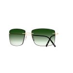 OCULOS DE SOL SILHOUETTE UNISSEX 8742/75 7630 TAM 56 17 135MM MARROM