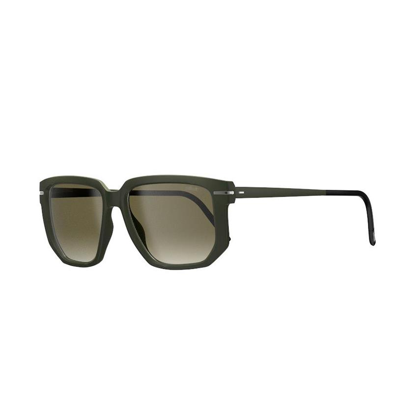 OCULOS DE SOL SILHOUETTE FEMININO DORA FOUR 4093/75 5560 TAM 58 16 135MM VERDE
