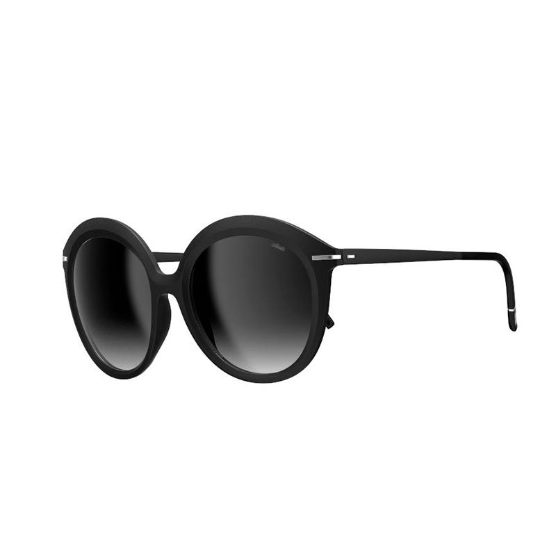 OCULOS DE SOL SILHOUETTE FEMININO 3198/75 9000 TAM 54 17 135MM PRETO