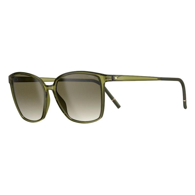 OCULOS DE SOL SILHOUETTE FEMININO JUNIPER 3196/75 5530 TAM 55 14 140MM DEEP NATURE AMARELO