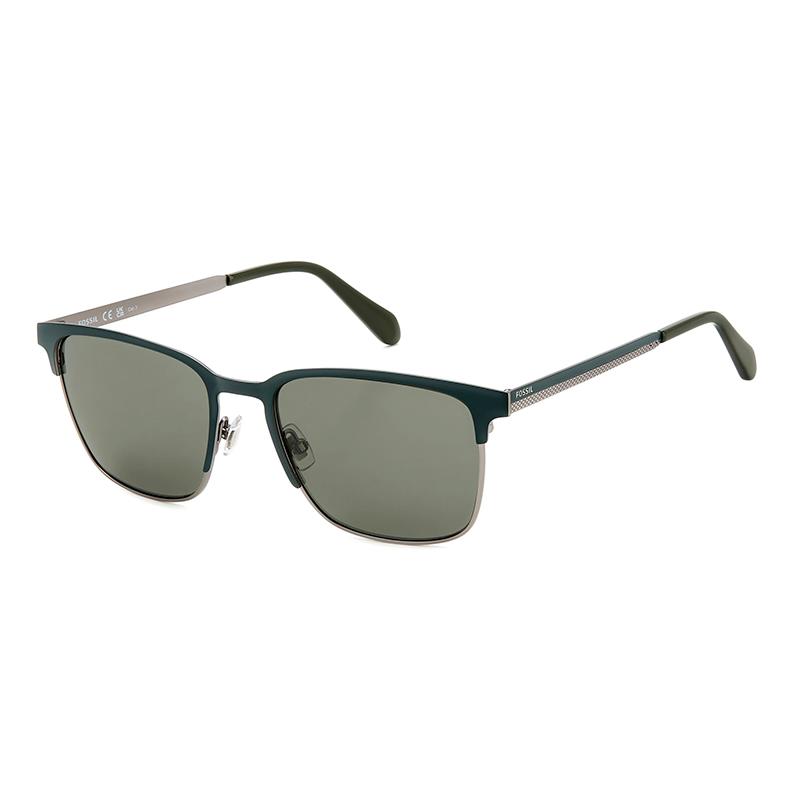 OCULOS DE SOL FOSSIL MASCULINO 2142/G/S 2066437ZW55QT TAM 55 19 145 C/ESTOJO CINZA VERDE