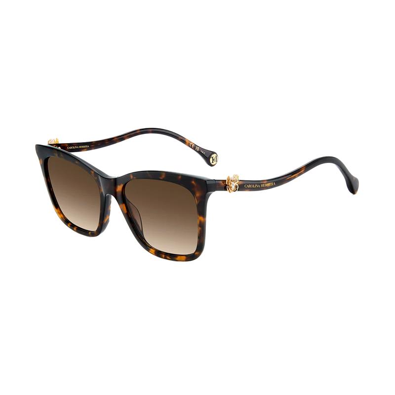 OCULOS DE SOL CAROLINA HERRERA FEMININO 0394/G/S 20886408654HA TAM 54 17 140 C/ESTOJO HAVANA