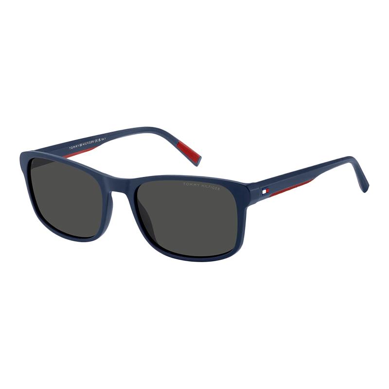OCULOS DE SOL TOMMY HILFIGER MASCULINO 2325/S 208681PJP56IR TAM 56 18 145 C/ESTOJO AZUL CINZA