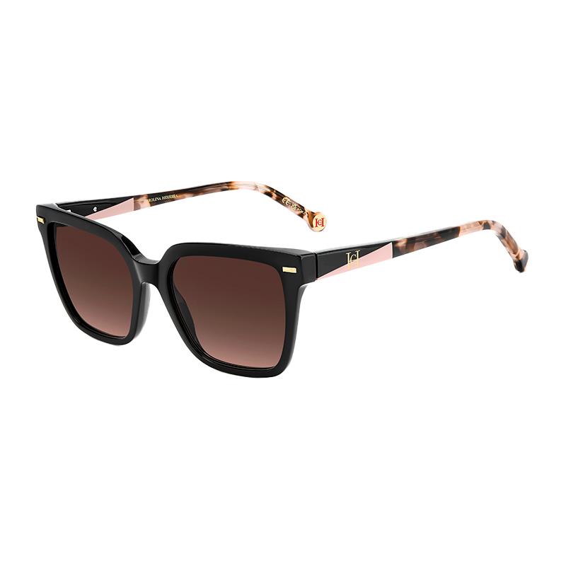 OCULOS DE SOL CAROLINA HERRERA FEMININO 0361/S 2088082TB54HA TAM 54 17 140 C/ESTOJO PRETO HAVANA