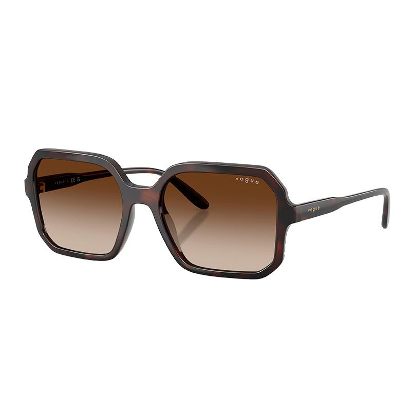 OCULOS DE SOL VOGUE UNISSEX 0VO5696S 238613 TAM 55 18 140 C/ESTOJO HAVANA MARROM DEGRADE