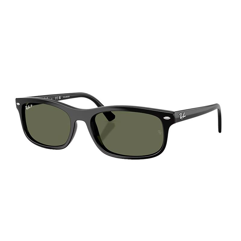 OCULOS DE SOL RAYBAN UNISSEX 0RB2224 901/5860 TAM 60 20 145 PRETO CINZA