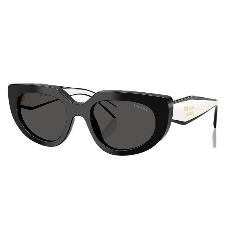 OCULOS DE SOL PRADA FEMININO 0PR D02S 20G08Z TAM 53 20 140 PRETO