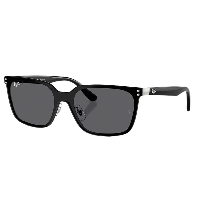 OCULOS DE SOL RAYBAN UNISSEX 0RB3784D 003/81 TAM 45 145 C/ESTOJO PRATA POLIDO / LENTES CINZA ESCURO