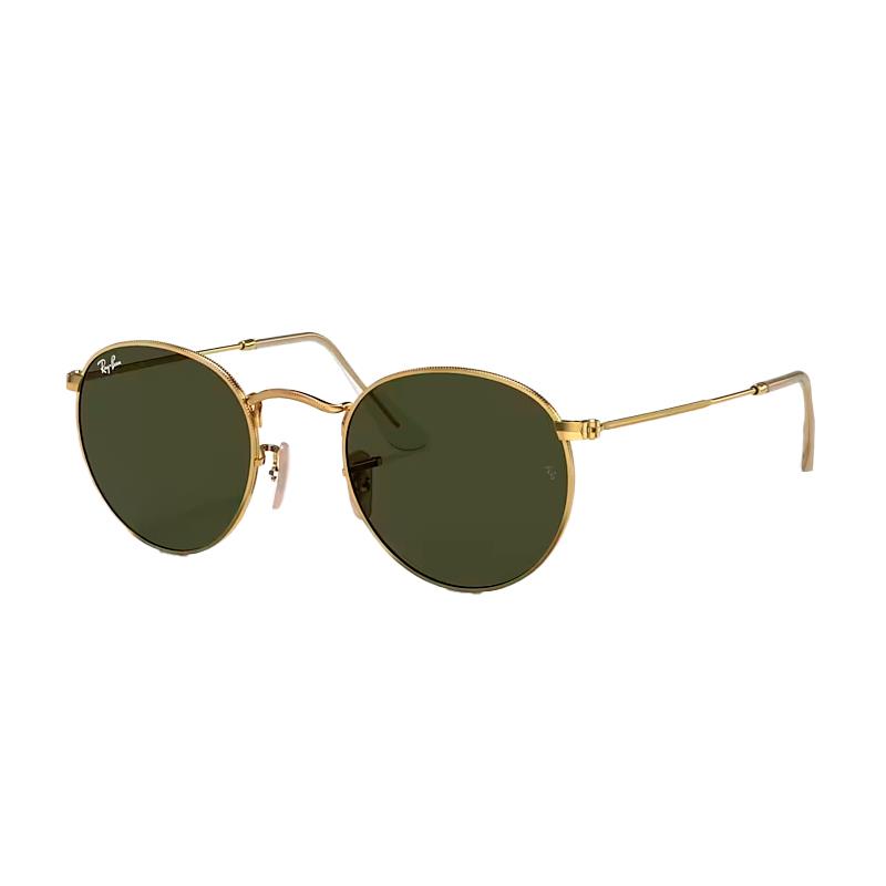 OCULOS DE SOL RAYBAN UNISSEX 0RB3447 001 TAM 53 21 145 DOURADO ARISTA / LENTES VERDE G15