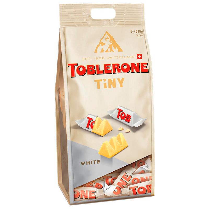 CHOCOLATE TOBLERONE PACK TINY BRANCO 240G