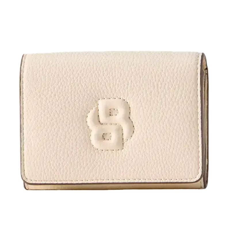 CARTEIRA FEMININA ADULTA HUGO BOSS ANETT SM FLAP WALLET 10277946 01 TAM UNICO WHITE