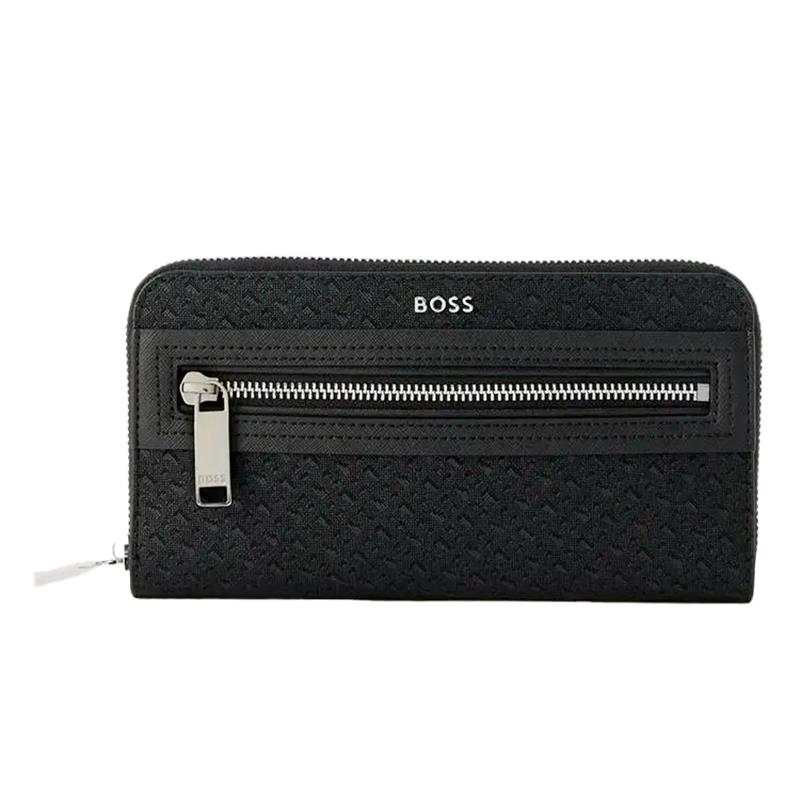 CARTEIRA MASCULINA ADULTA HUGO BOSS DAXTER MP CROSSOVER 10280087 01 TAM UNICO PRETO