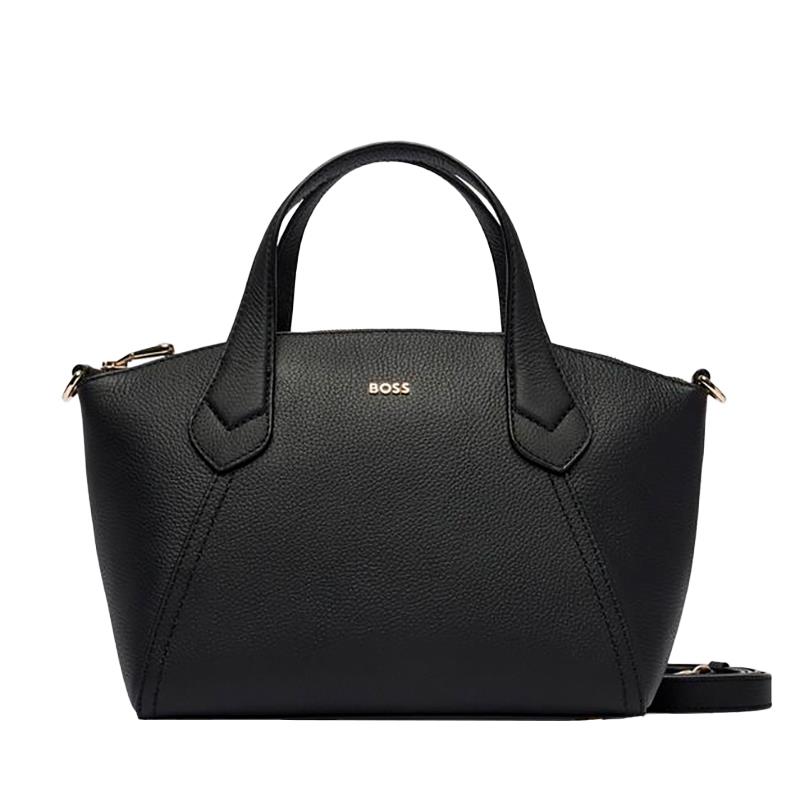 BOLSA FEMININA ADULTA HUGO BOSS LENAH ZIP TOTE S 10273866 01 TAM UNICO BLACK