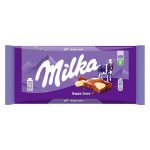 4316920 Barra de chocolate nao RECHEADO, MILKA de 90g Milk Cow Spot MILKA