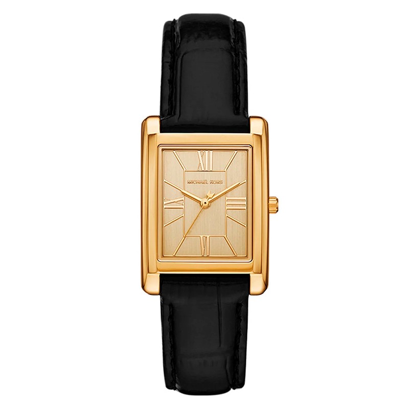 RELOGIO FEMININO MICHAEL KORS QUARTZO TAM 26MM MK4965 PRETO/DOURADO