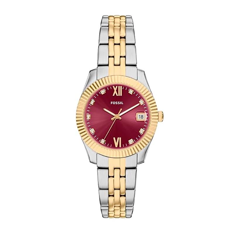 RELOGIO FEMININO FOSSIL QUARTZO TAM 32MM ES5461 ROSE